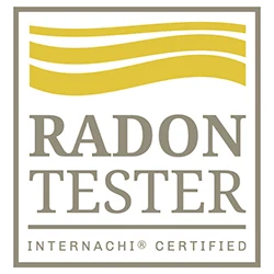 InterNACHI Certified Radon Tester badge