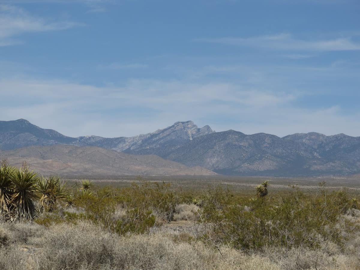 Rural desert valley property near Pahrump, NV