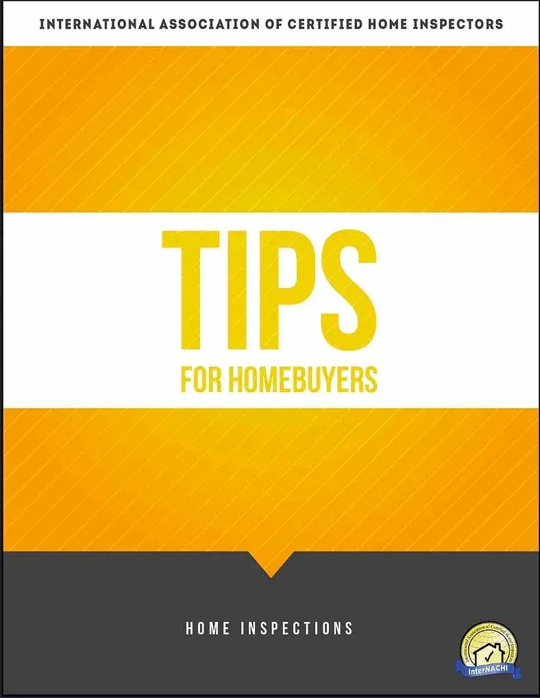 Cover of the InterNACHI Tips for Homebuyers home inspection guide booklet